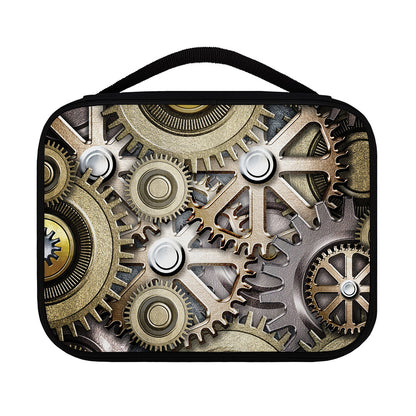 Steampunk Metallic Gears Print Classic Bible Case