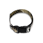 Steampunk Metallic Gears Print Dog Collar