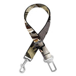 Steampunk Metallic Gears Print Dog Seat Belt