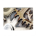 Steampunk Metallic Gears Print Drum Lamp Shade