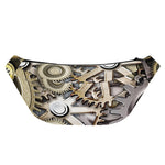 Steampunk Metallic Gears Print Fanny Pack