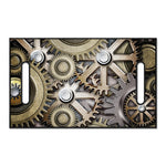 Steampunk Metallic Gears Print Golf Cart Seat Cover