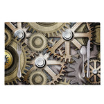 Steampunk Metallic Gears Print Placemat