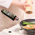 Steampunk Metallic Gears Print Skillet Handle Cover