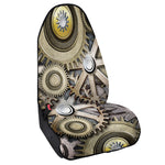 Steampunk Metallic Gears Print Waterproof Car Seat Cover