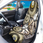 Steampunk Metallic Gears Print Waterproof Car Seat Cover