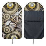 Steampunk Metallic Gears Print Waterproof Car Seat Cover
