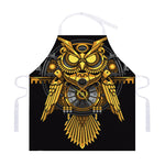 Steampunk Owl Print Adjustable Apron