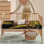 Steampunk Owl Print Baby Crib Sheet