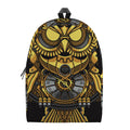 Steampunk Owl Print School Backpack