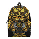 Steampunk Owl Print Backpack