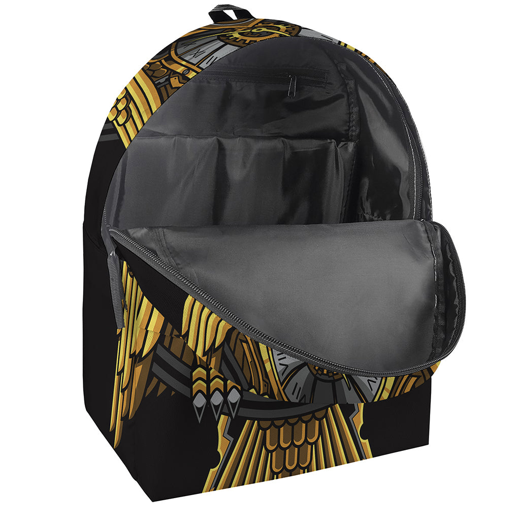 Steampunk Owl Print Backpack