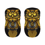 Steampunk Owl Print Bar Stool Covers
