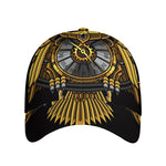 Steampunk Owl Print Baseball Cap