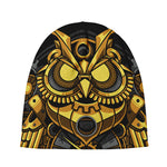 Steampunk Owl Print Beanie
