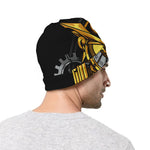 Steampunk Owl Print Beanie