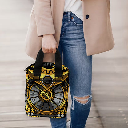Steampunk Owl Print Bible Tote Bag
