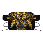 Steampunk Owl Print Car Windshield Snow Cover