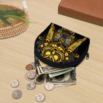 Steampunk Owl Print Coin Purse