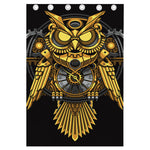 Steampunk Owl Print Curtain