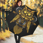 Steampunk Owl Print Foldable Umbrella