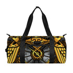 Steampunk Owl Print Gym Bag