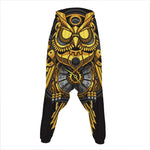 Steampunk Owl Print Hammer Pants