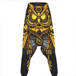Steampunk Owl Print Hammer Pants