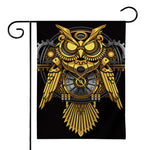 Steampunk Owl Print House Flag