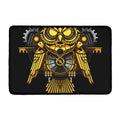 Steampunk Owl Print Kitchen Mat