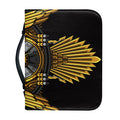 Steampunk Owl Print Leather Bible Cover