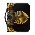 Steampunk Owl Print Leather Bible Cover