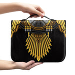 Steampunk Owl Print Leather Bible Cover