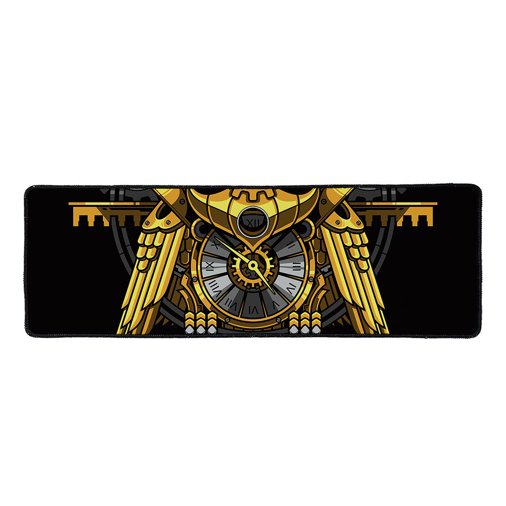 Steampunk Owl Print Long Kitchen Mat