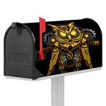 Steampunk Owl Print Mailbox Cover
