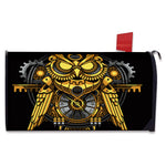 Steampunk Owl Print Mailbox Cover