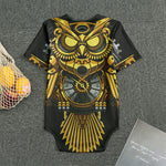 Steampunk Owl Print Men's Bodysuit