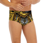 Steampunk Owl Print Men's Briefs