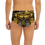 Steampunk Owl Print Men's Briefs