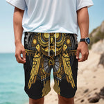 Steampunk Owl Print Men's Cargo Shorts