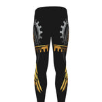 Steampunk Owl Print Men's leggings