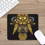 Steampunk Owl Print Mouse Pad