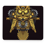 Steampunk Owl Print Mouse Pad