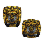 Steampunk Owl Print Office Chair Cover