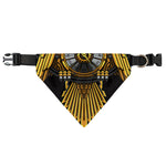 Steampunk Owl Print Over The Collar Dog Bandana