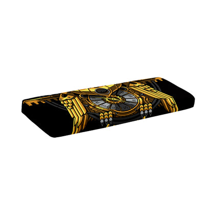 Steampunk Owl Print Piano Keyboard Cover