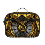 Steampunk Owl Print Portable Lunch Bag