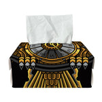 Steampunk Owl Print Rectangle Tissue Box Cover