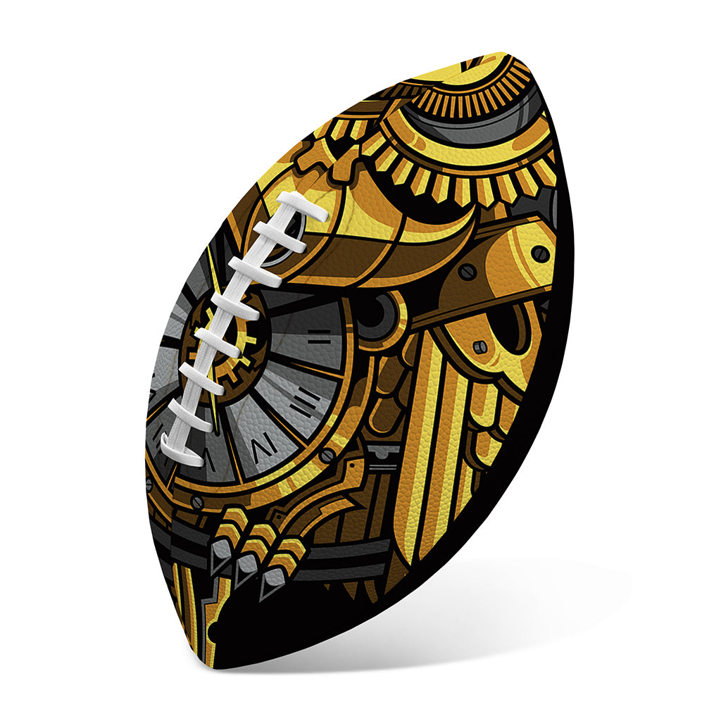 Steampunk Owl Print Rugby Ball