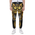 Steampunk Owl Print Joggers